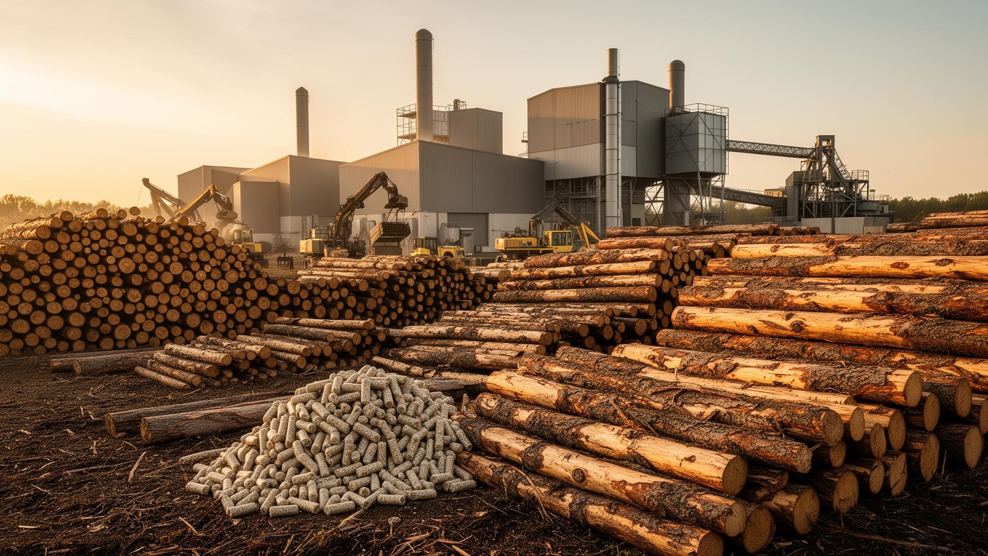 Usine de granulés bois