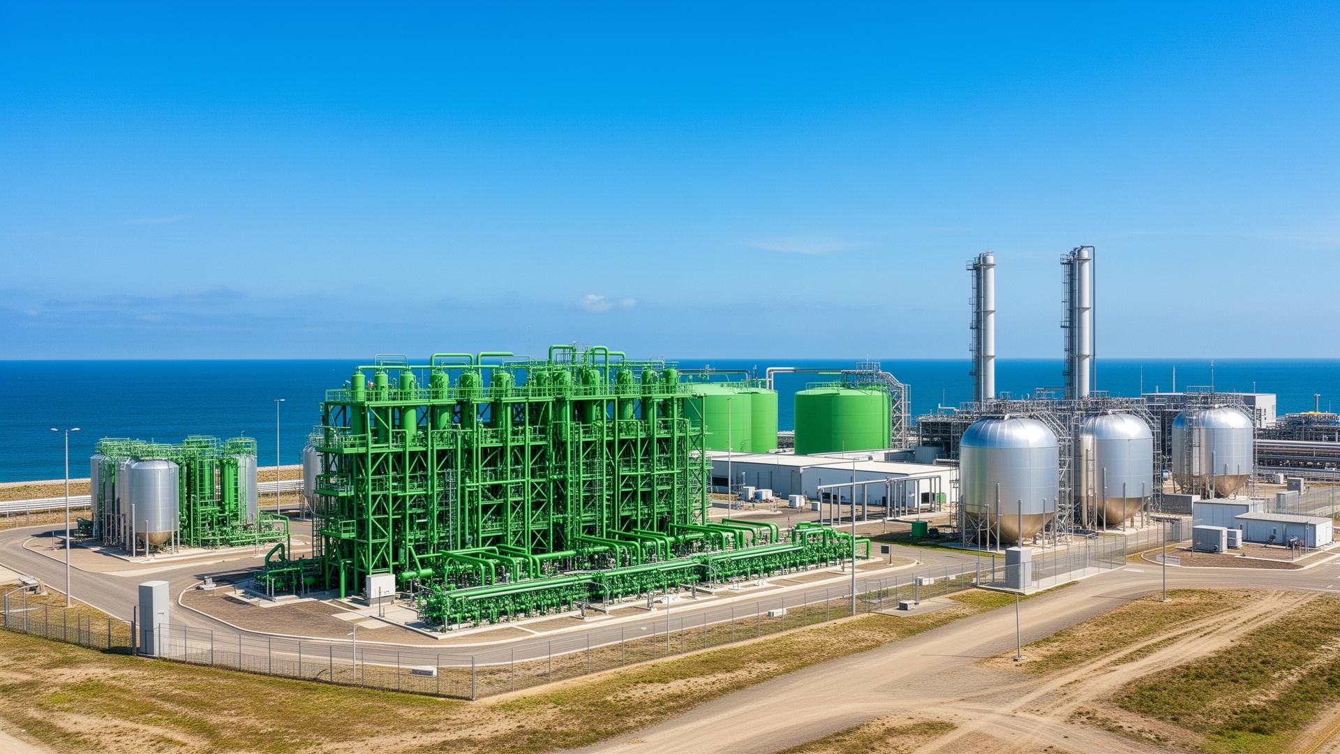 Site de production d'hydrogène vert